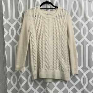 Club Monaco cable knit sweater